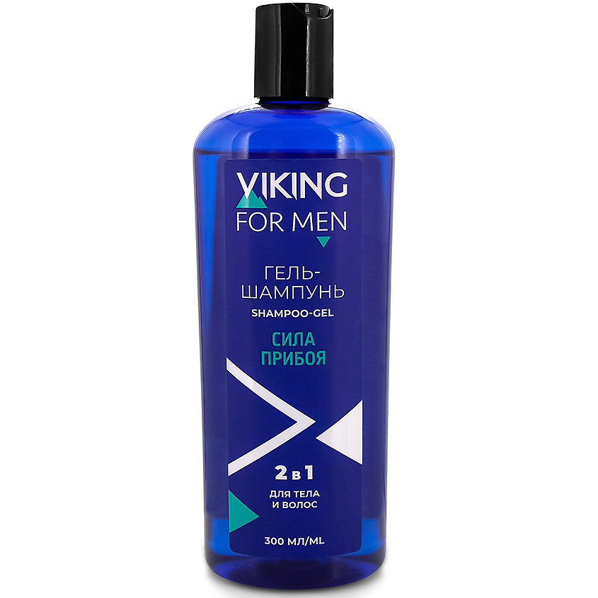 Изображение товара VIKING Гель-шампунь 2в1 для тела и волос Сила прибоя 300 мл