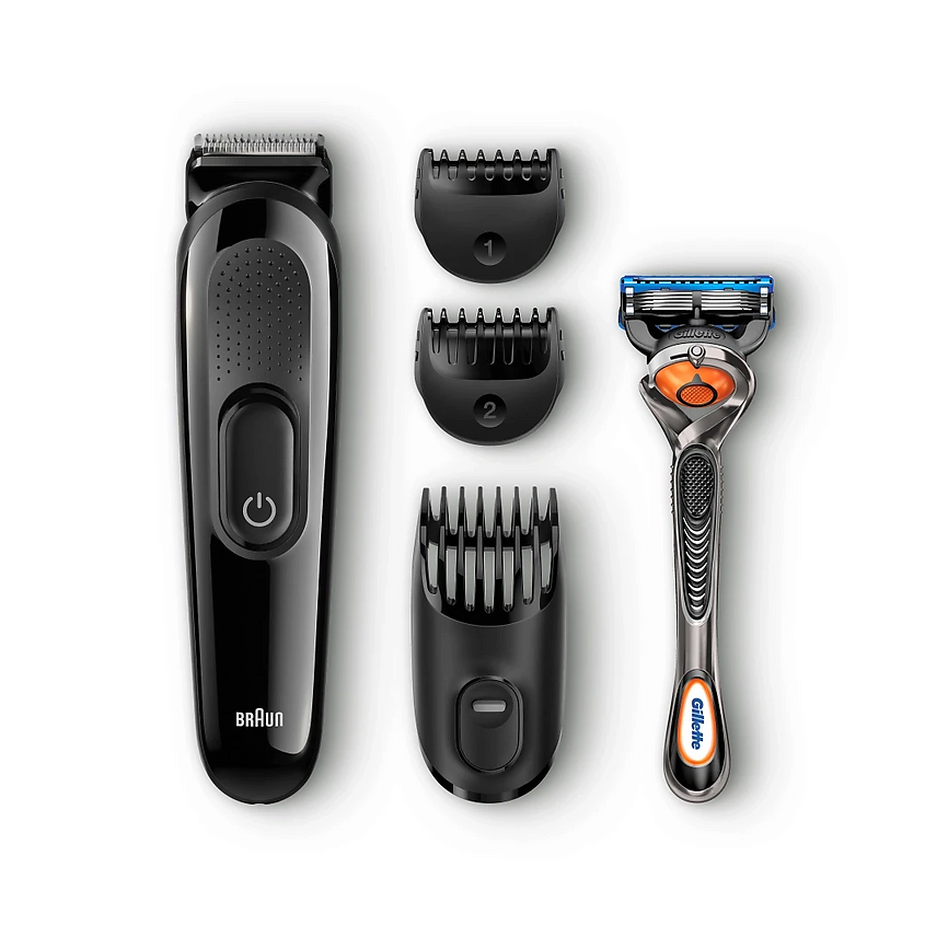 Изображение товара BRAUN Триммер универсальный SK3000 4 в 1 + Бритва Gillette, Цвет: Черный