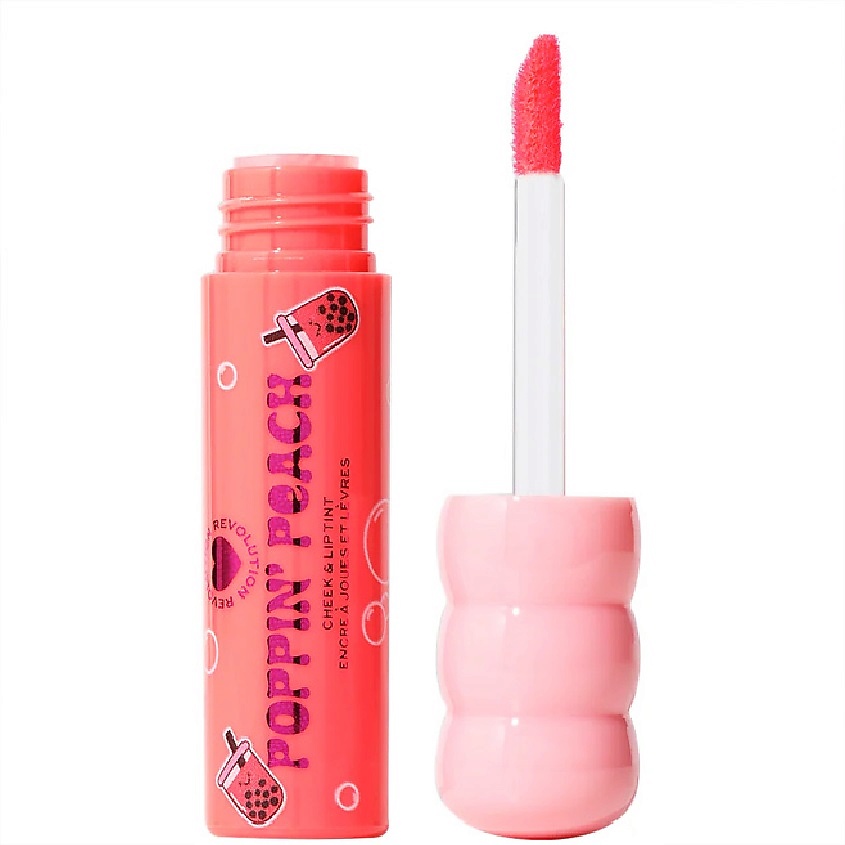 Изображение товара I HEART REVOLUTION Блеск для губ Milkshake Strawberry Glaze Lip Gloss, Clearly Cream, 3 мл