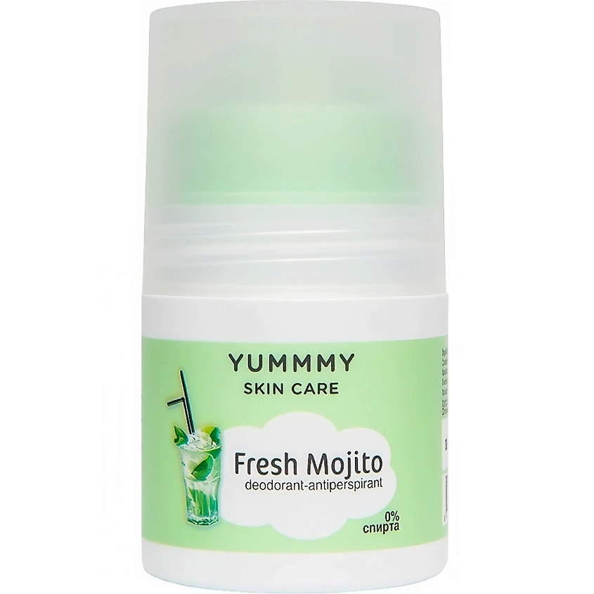 Изображение товара YUMMMY Дезодорант-антиперспирант Fresh Mojito 50 мл для бодрости и свежести