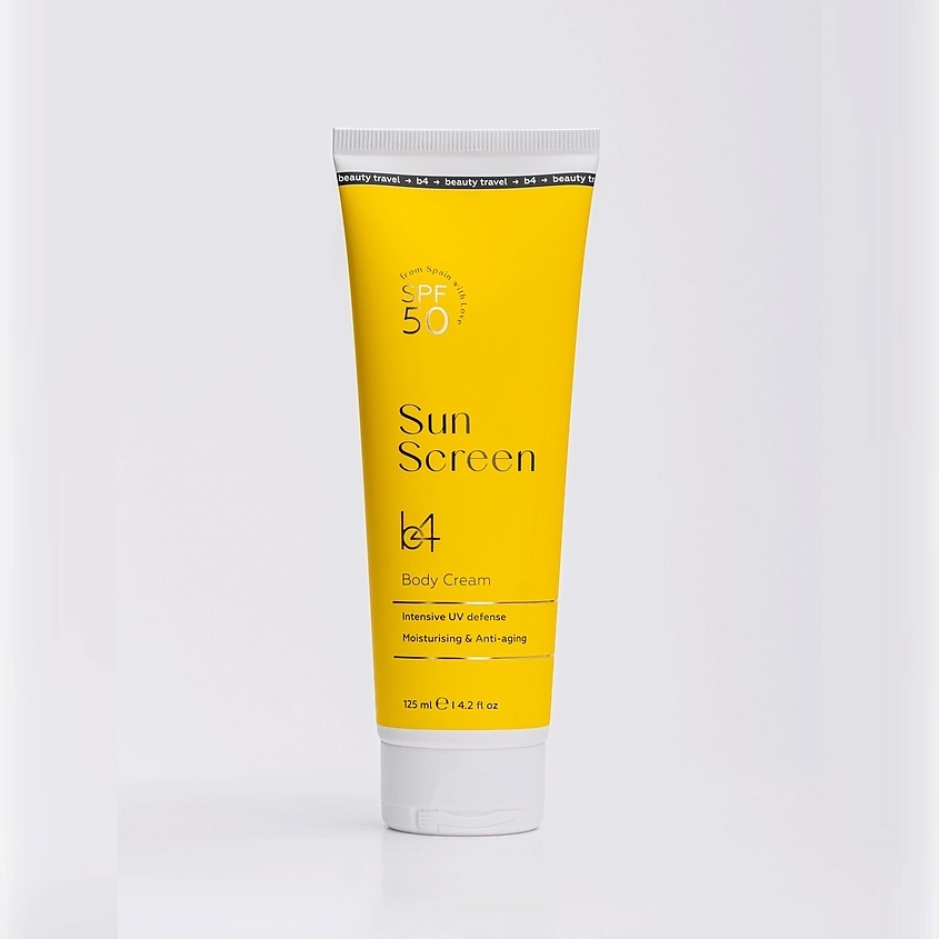 Изображение товара B4 Солнцезащитный крем для тела SPF50 125 мл - защита и увлажнение в одном