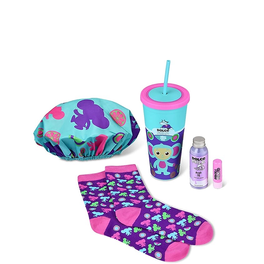 Изображение товара DOLCE MILK Набор 282 со стаканом Чебурашка, 100 мл + 4 г + 3 шт