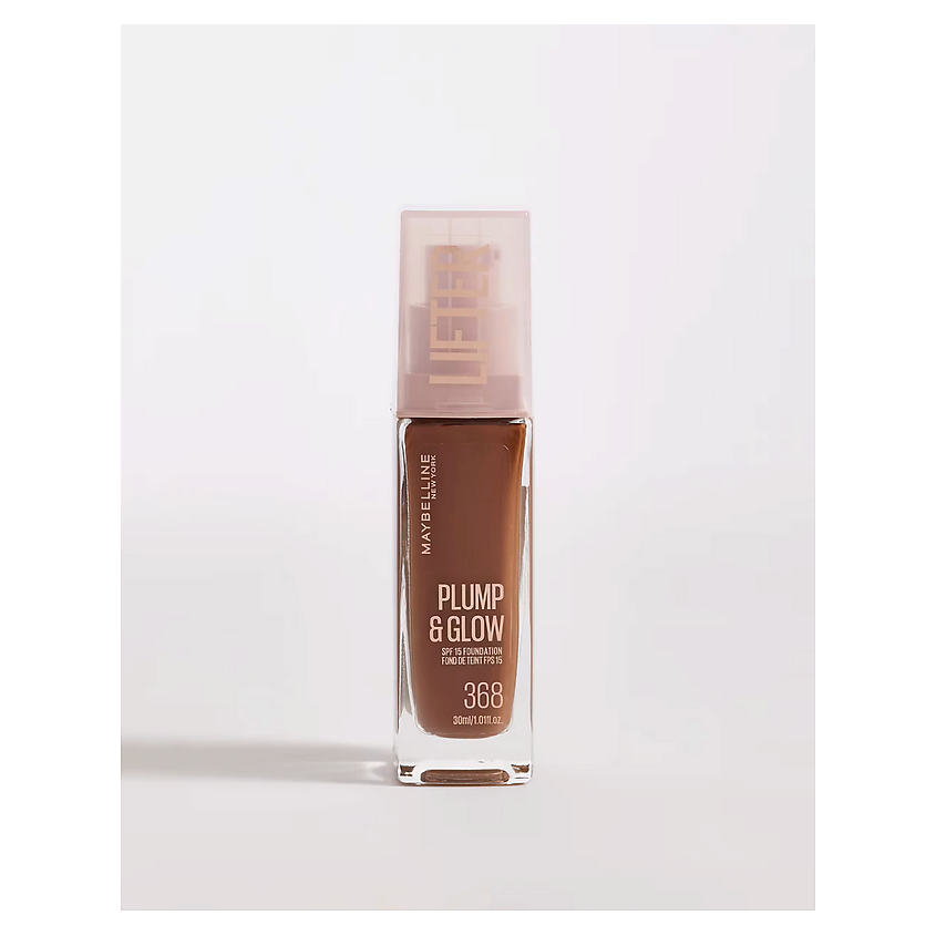 Изображение товара MAYBELLINE Тональный крем Lifter Plump & Glow Foundation, 368