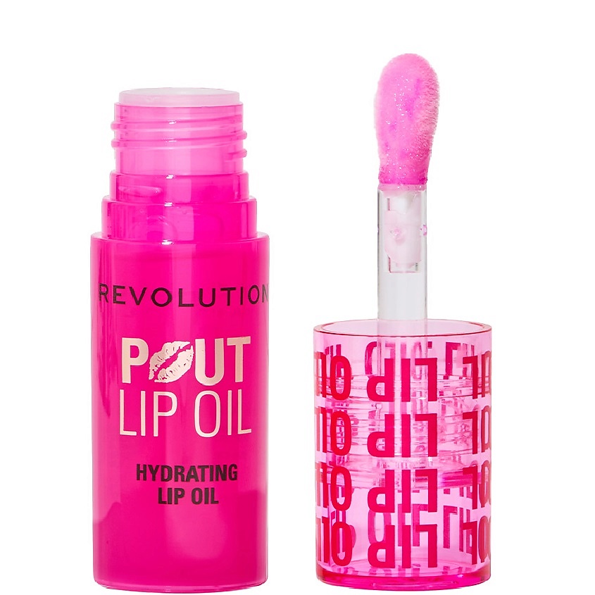 Изображение товара Pout Lip Oil Raspberry Pink — глянцевое увлажнение губ, 3 мл