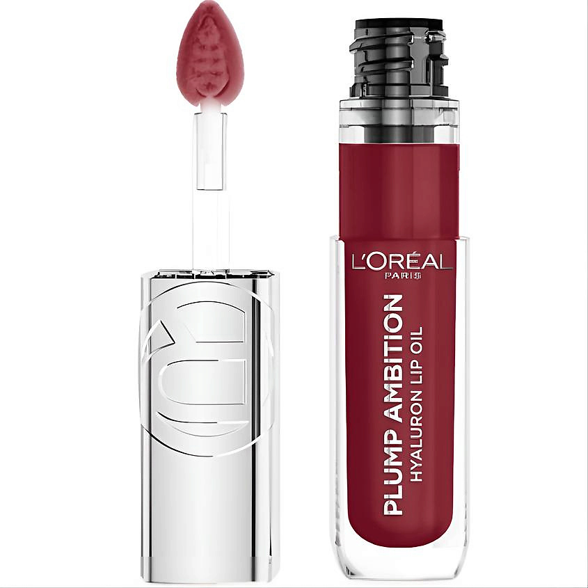Изображение товара L'ORÉAL PARIS Блеск-масло для губ Plump Ambition Oil, № 490 Berry Jolie, 5 мл