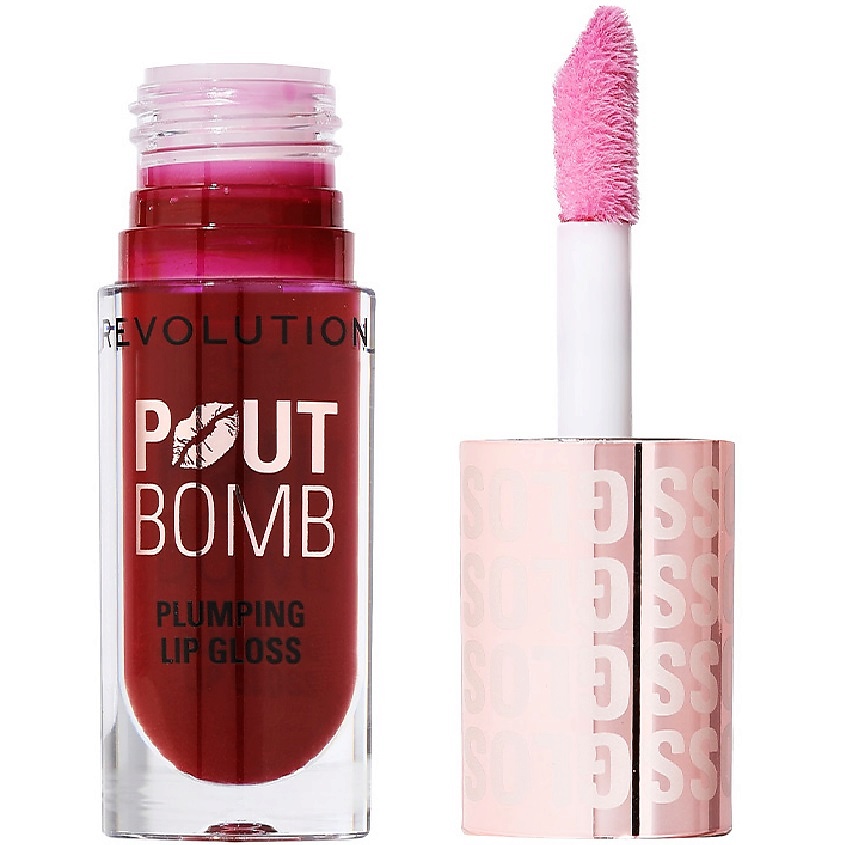 Изображение товара MAKEUP REVOLUTION Блеск для губ Pout Bomb Plumping Lipgloss, Jelly Berry Mauve, 4,6 мл