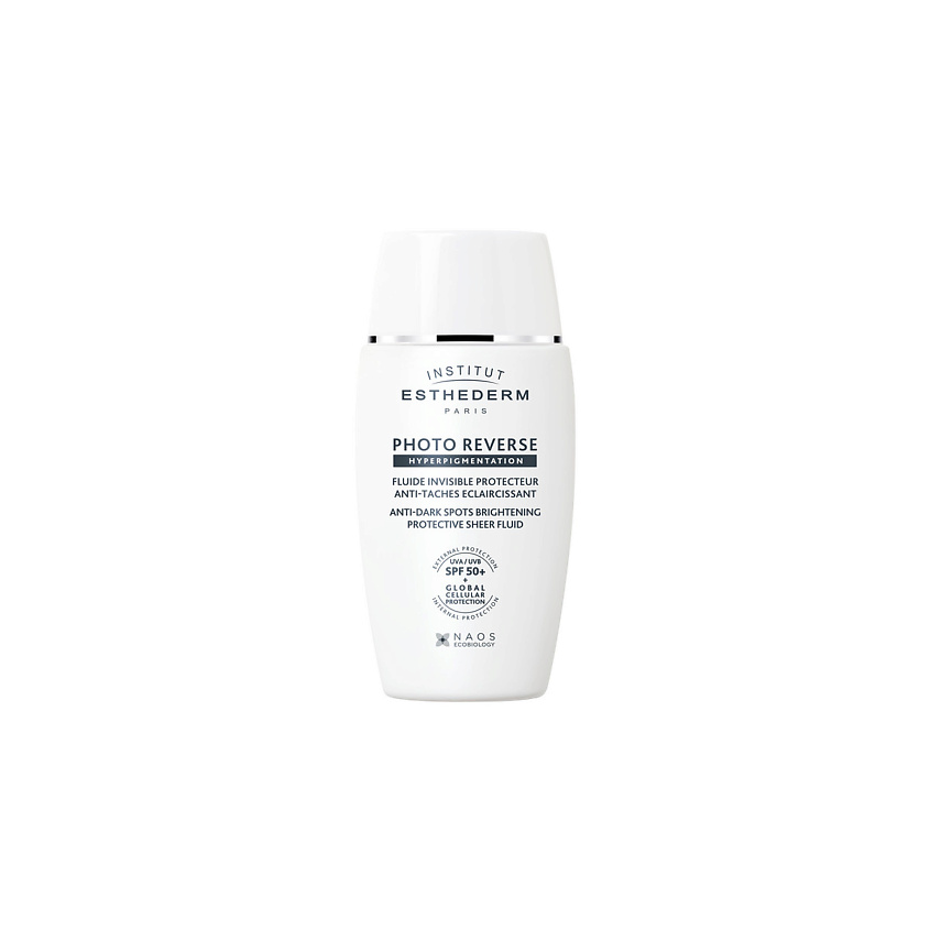 Изображение товара INSTITUT ESTHEDERM Солнцезащитный флюид против пигментных пятен PHOTO REVERSE SPF50+, 1 шт. Изображение товара INSTITUT ESTHEDERM Солнцезащитный флюид против пигментных пятен PHOTO REVERSE SPF50+, 1 шт.