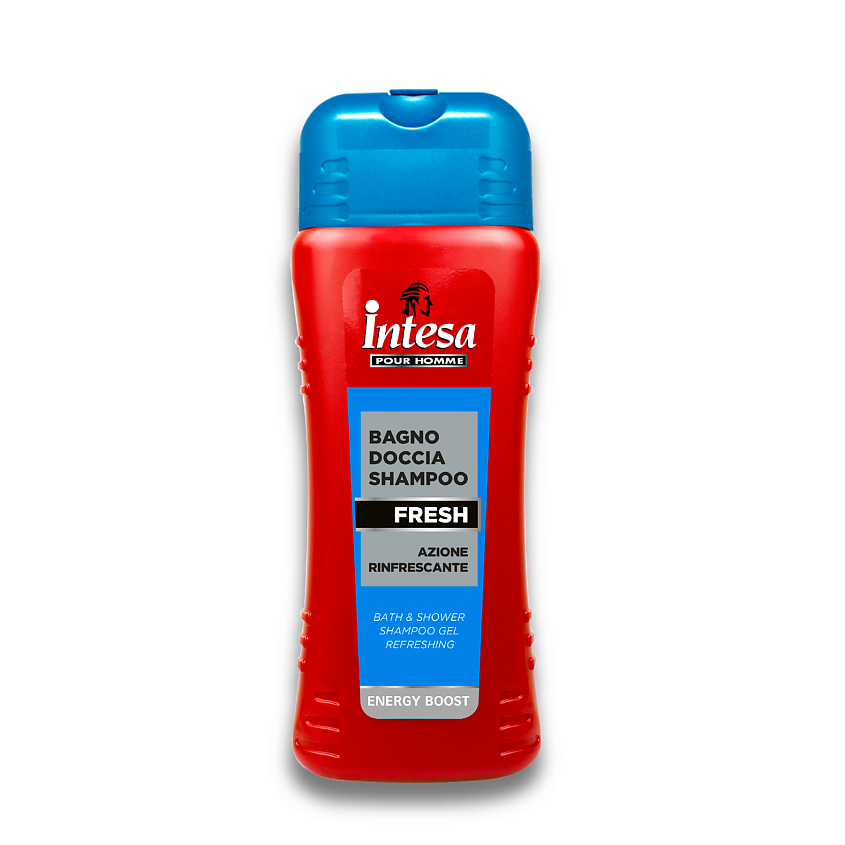Изображение товара INTESA Шампунь-гель для душа FRESH 500 мл профессиональное средство для ухода за кожей и волосами