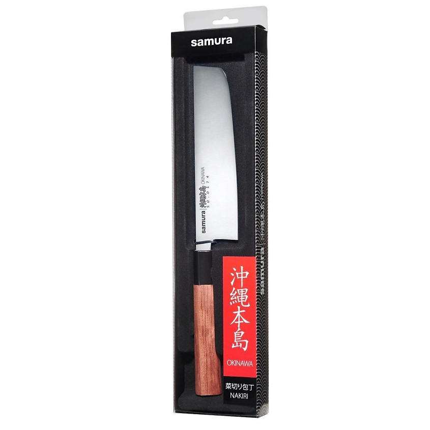 Изображение товара SAMURA Нож кухонный "Samura OKINAWA" Накири SO-0174/K, 1 шт.