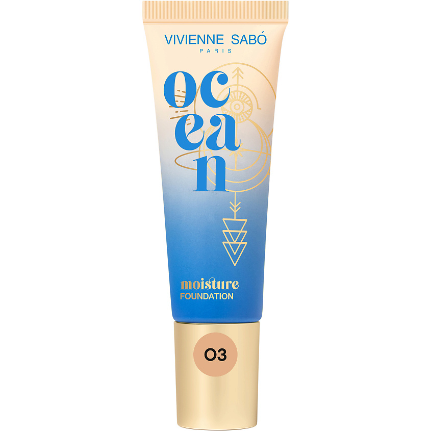 Изображение товара VIVIENNE SABO Увлажняющий тональный крем Ocean 03 темно-бежевый 23 мл для сияния и увлажнения