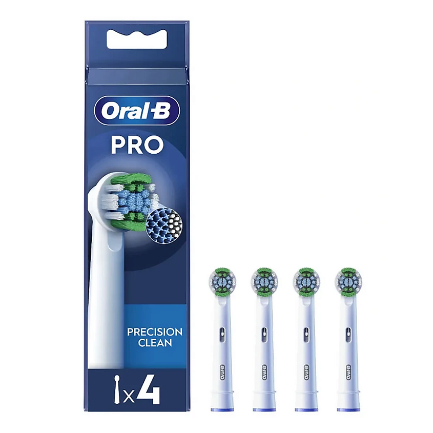Изображение товара ORAL-B Насадки для электрической зубной щетки Precision Clean EB20-4, 4 шт.