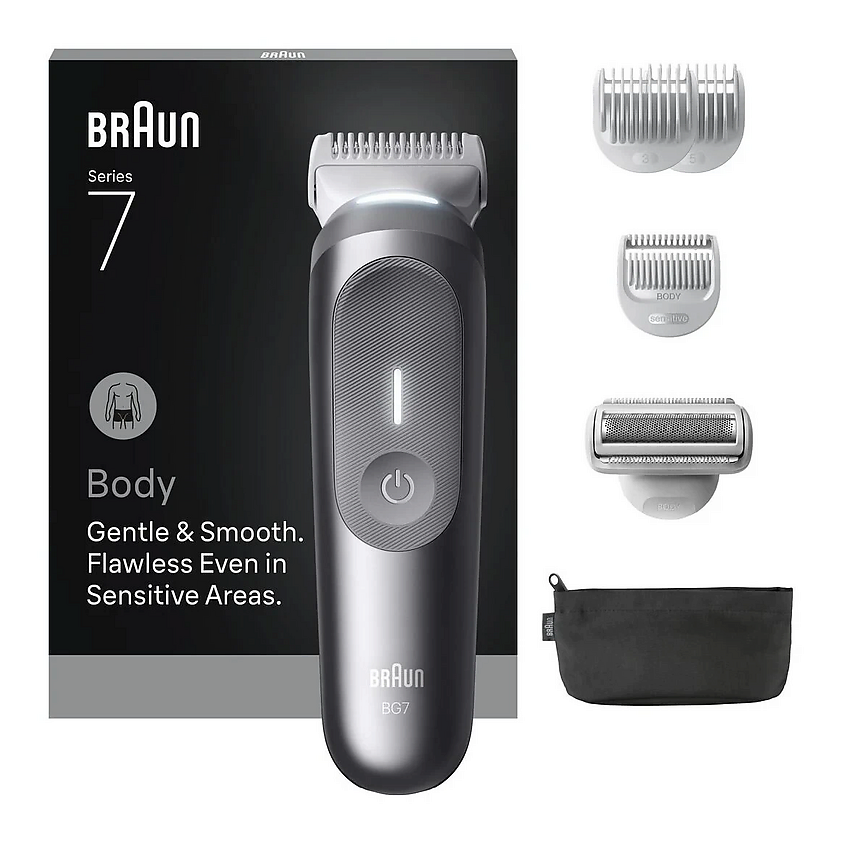 Изображение товара BRAUN Триммер для тела Series 7 BG7550, Цвет: серый