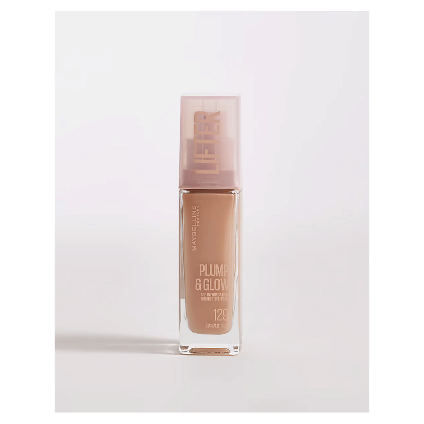 Изображение товара MAYBELLINE Тональный крем Lifter Plump & Glow Foundation, 129