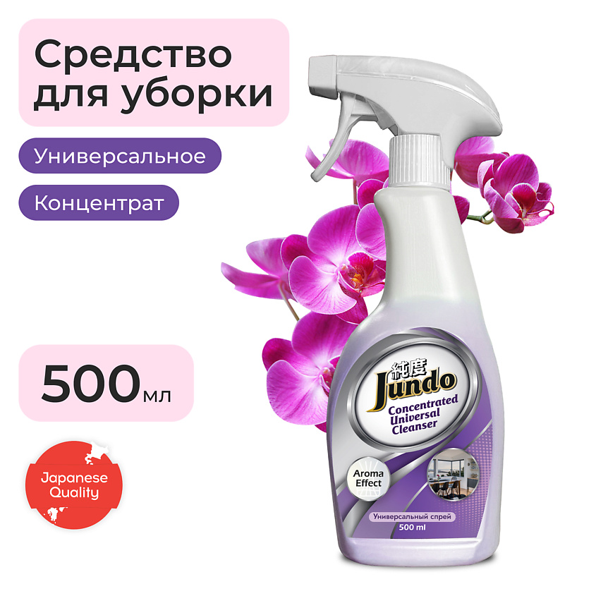 Изображение товара JUNDO Спрей для уборки универсальный концентрат Premium, 500 мл