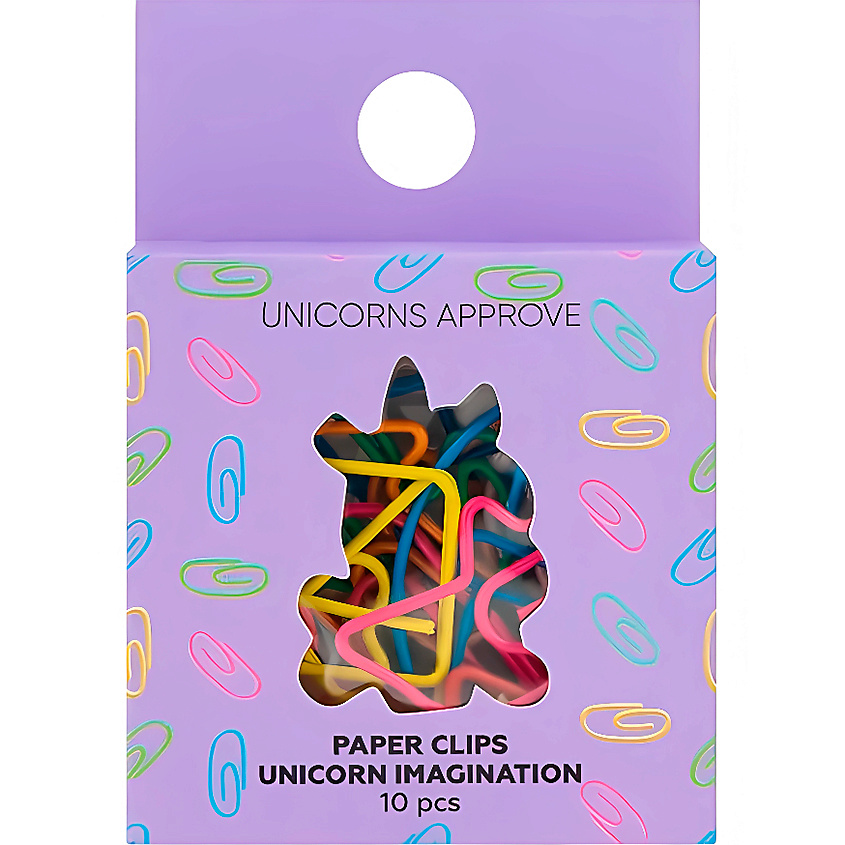 Изображение товара Скрепки фигурные UNICORN IMAGINATION - 10 шт. Изображение товара Скрепки фигурные UNICORN IMAGINATION - 10 шт.