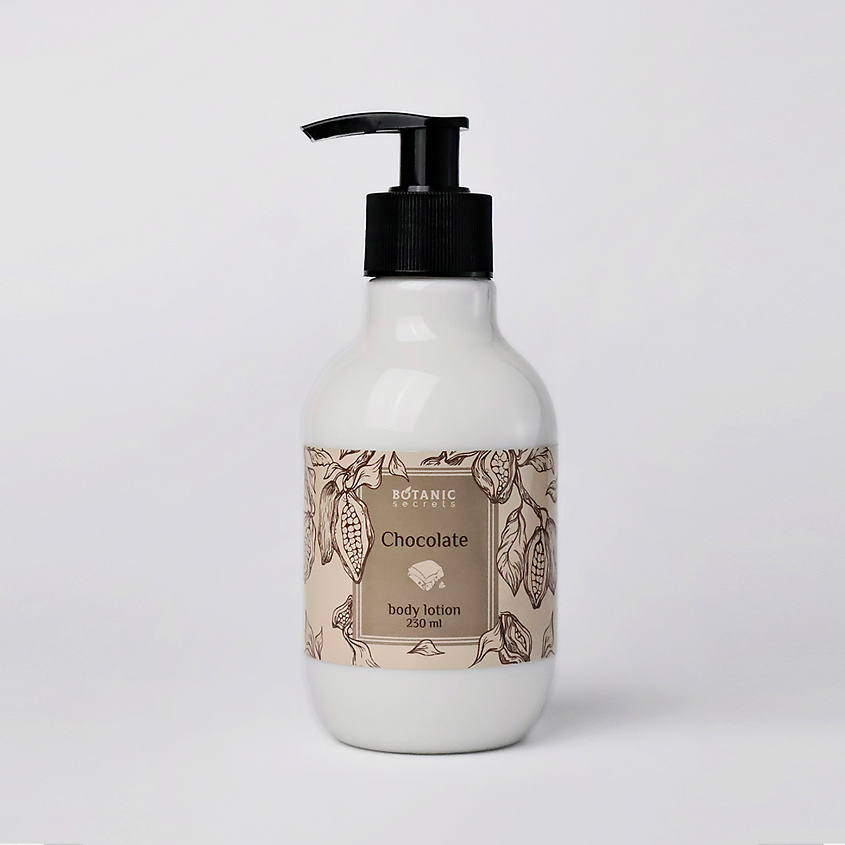 Изображение товара Лосьон для тела Шоколад 230 мл BOTANIC SECRETS для всех типов кожи увлажнение питание Изображение товара Лосьон для тела Шоколад 230 мл BOTANIC SECRETS для всех типов кожи увлажнение питание