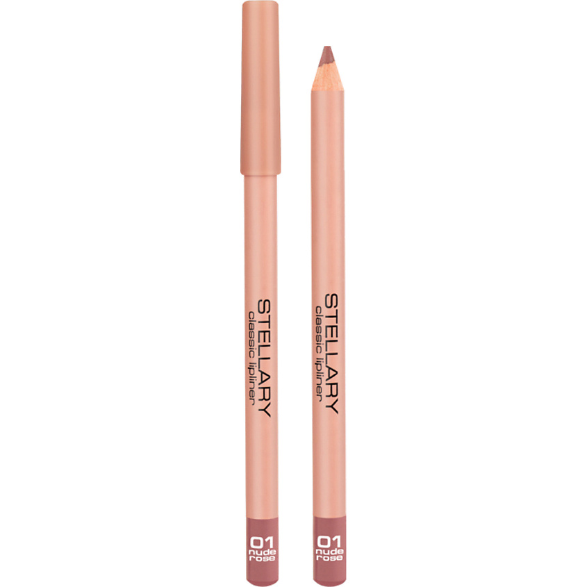 Изображение товара Карандаш для губ STELLARY Lipliner № 01 Nude Rose 1,35 г яркий контур Изображение товара Карандаш для губ STELLARY Lipliner № 01 Nude Rose 1,35 г яркий контур