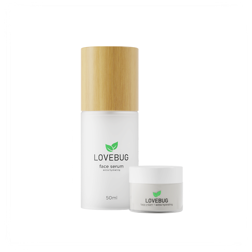 Изображение товара LOVEBUG Набор Сыворотка для лица экстра увлажнение + Крем для лица экстра увлажнение, 300