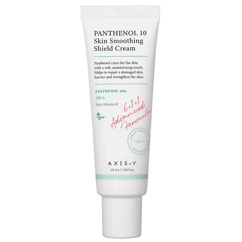 Изображение товара AXIS-Y Крем для лица с пантенолом Panthenol 10 Skin Smoothing Shield Cream, Пантенол