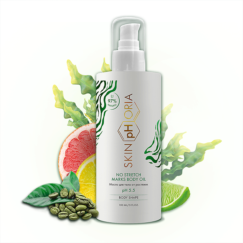 Изображение товара SKINPHORIA Масло для тела от растяжек No Stretch Marks Body Oil 150 мл Изображение товара SKINPHORIA Масло для тела от растяжек No Stretch Marks Body Oil 150 мл