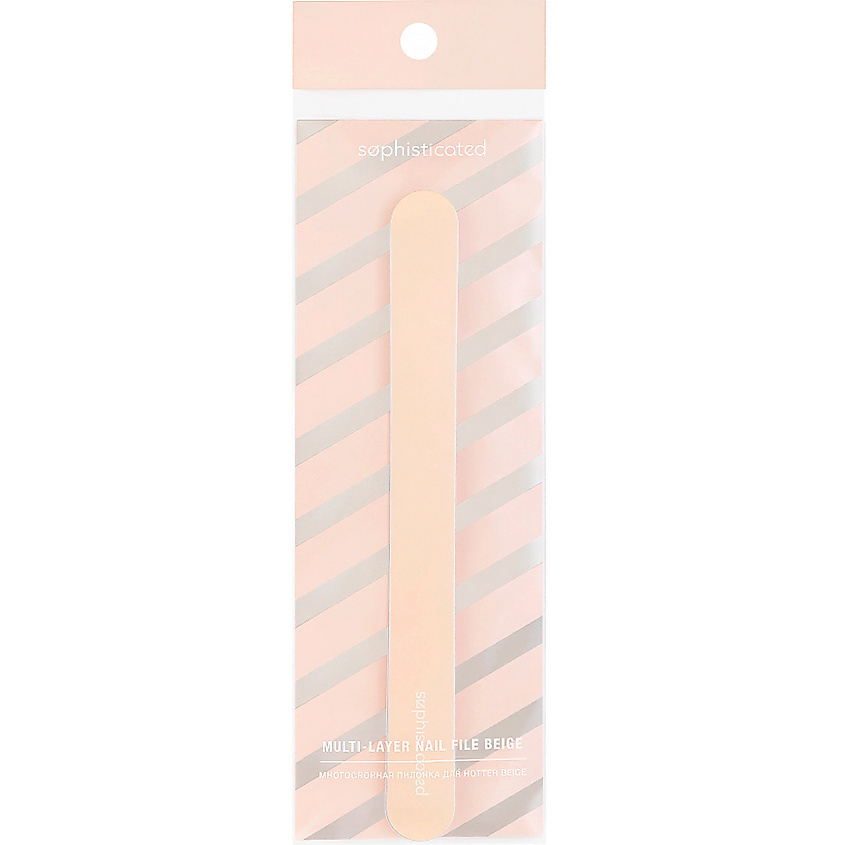 Изображение товара Многослойная пилочка для ногтей L'ETOILE Multi-Layer Nail File Beige 1 шт