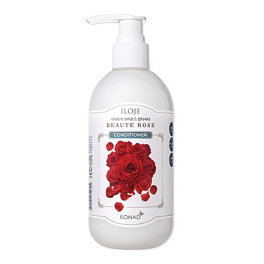 Изображение товара Увлажняющий кондиционер для волос KONAD ILOJE Beaute Rose 300 мл с ароматом розы