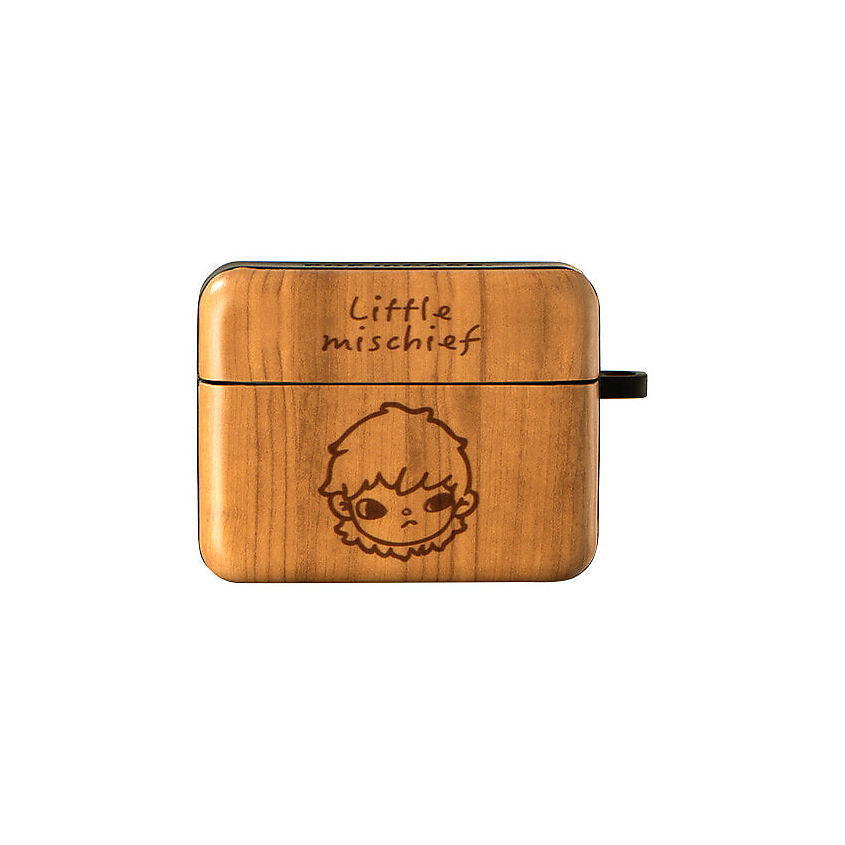 Изображение товара POP MART Чехол для наушников Apple Airpods Hirono Little Mischief, Цвет: Коричневый