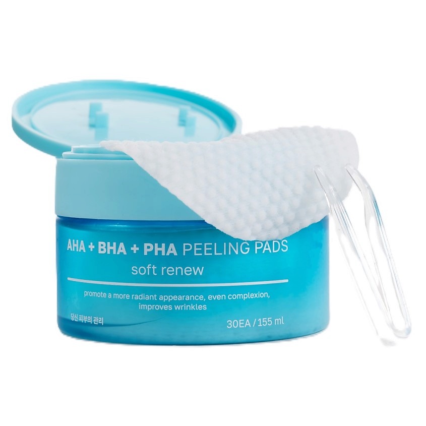 Изображение товара NAME SKIN CARE Пилинг-пэды с AHA-, BHA- и PHA-кислотами Мягкое обновление кожи, 30 шт.