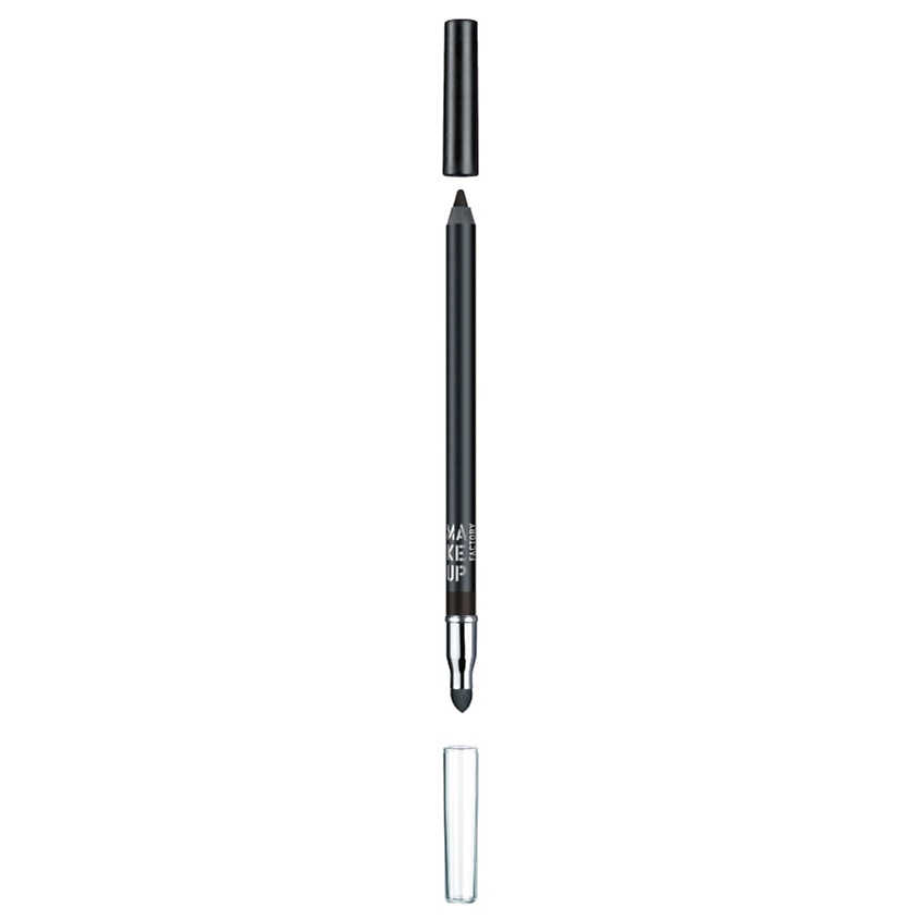 Изображение товара MAKE UP FACTORY Карандаш для глаз водостойкий Smoky Liner Long-Lasting & Waterproof, № 03 Black, 1,2 г