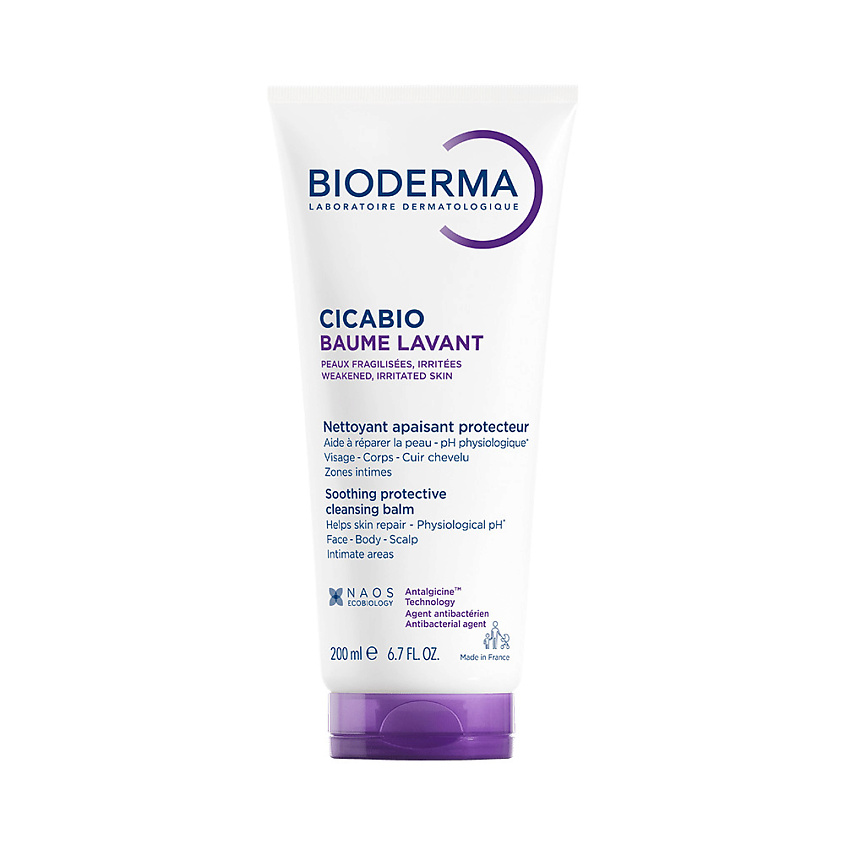Изображение товара BIODERMA Восстанавливающий очищающий бальзам Cicabio, 1 шт. Изображение товара BIODERMA Восстанавливающий очищающий бальзам Cicabio, 1 шт.