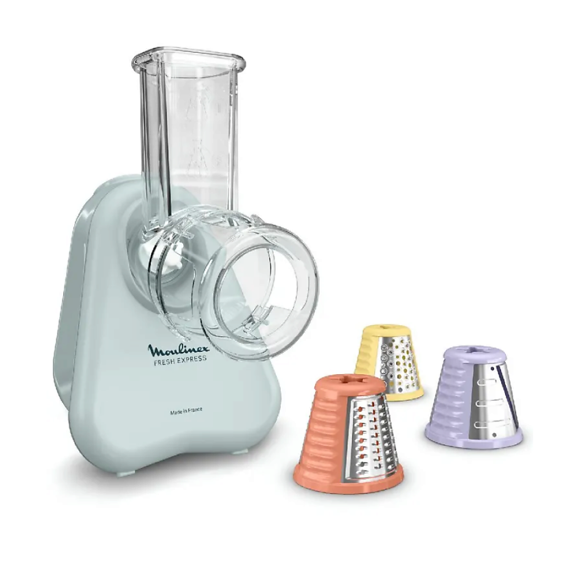 Изображение товара MOULINEX Овощерезка Fresh Express DK8534F0, 150 Вт, 3 конуса для нарезки, система прямой подачи