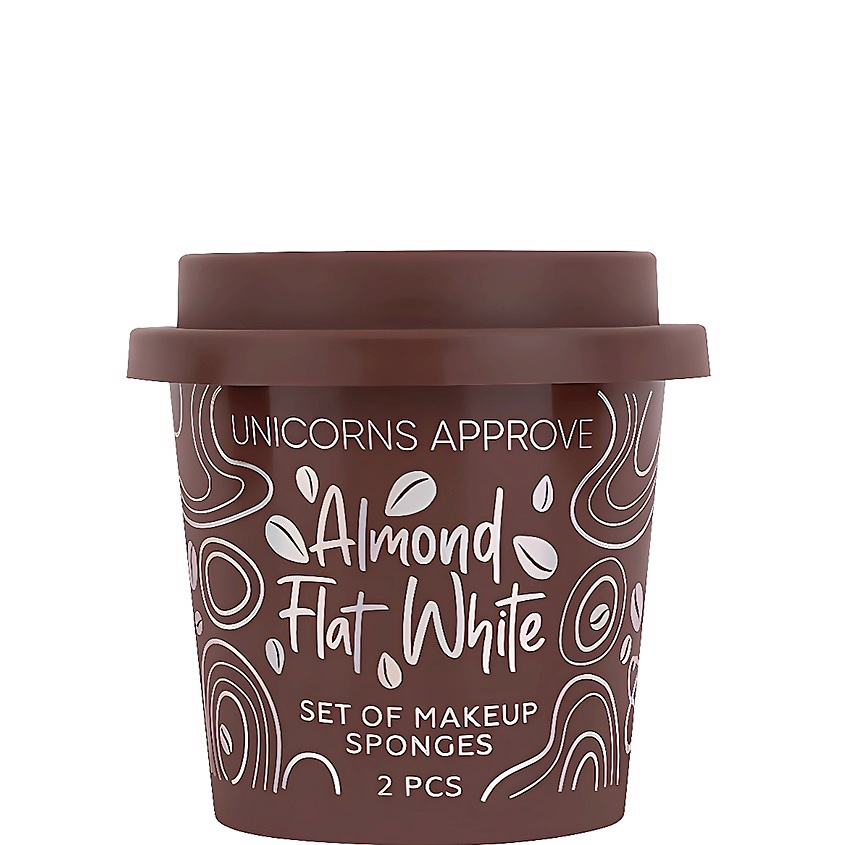 Изображение товара Набор спонжей для макияжа UNICORNS APPROVE Almond Flat White 2 шт