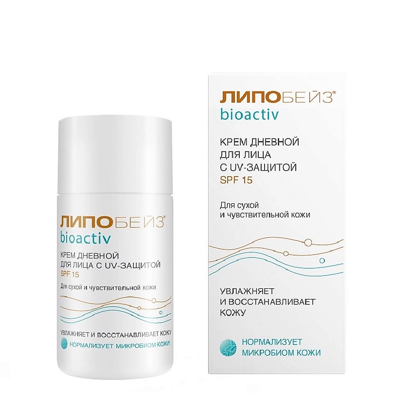 Изображение товара Дневной крем для лица LIPOBASE BIOACTIV 50 мл увлажнение защита для чувствительной кожи