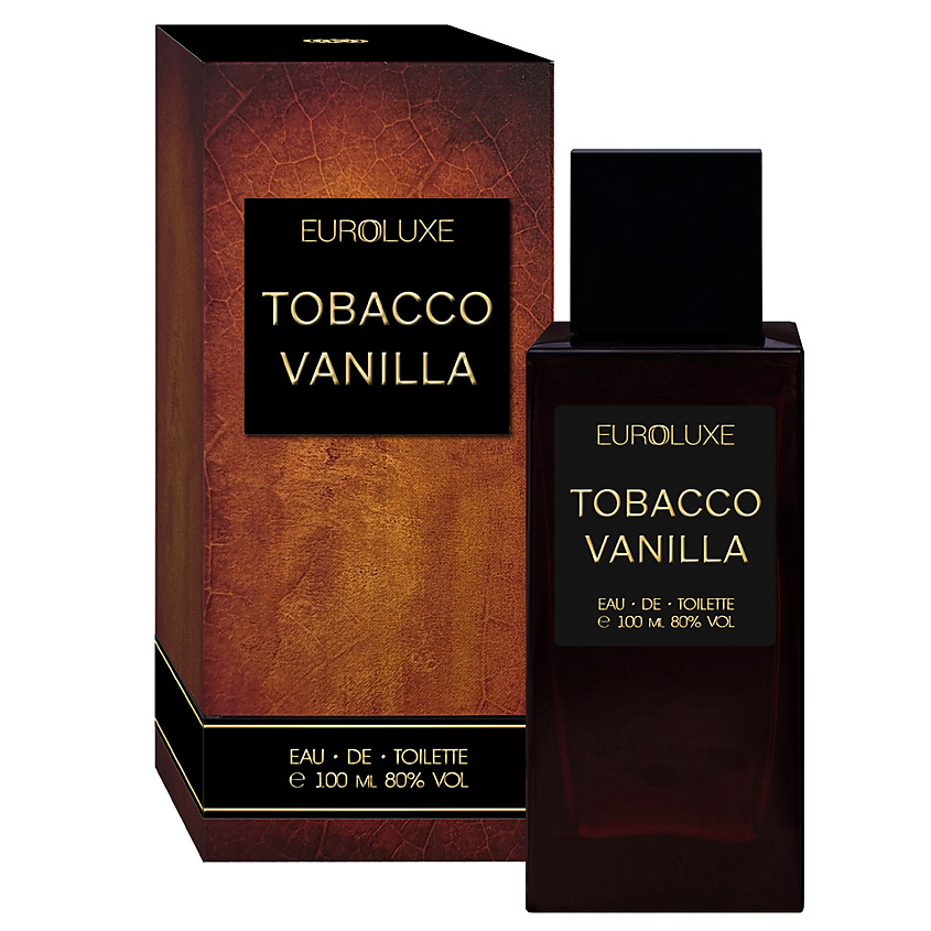 Изображение товара Мужская туалетная вода EUROLUXE Tobacco Vanilla с насыщенными нотами табака и ванили