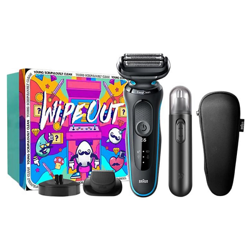 

BRAUN Электробритва 50-M4200CS + Триммер для носа и ушей, Электробритва 50-M4200CS + Триммер для носа и ушей