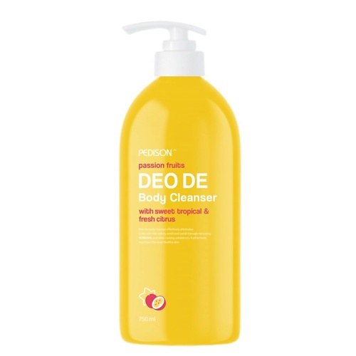 

PEDISON Гель для душа с ароматом тропических фруктов DEO DE Body Cleanser Passion Fruits 750, Гель для душа с ароматом тропических фруктов DEO DE Body Cleanser Passion Fruits