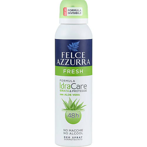 

FELCE AZZURRA Дезодорант-спрей антиперспирант свежесть с Алоэ Вера Aloe Vera Deo Spray 150, Дезодорант-спрей антиперспирант свежесть с Алоэ Вера Aloe Vera Deo Spray