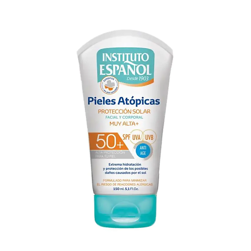 

INSTITUTO ESPANOL Солнцезащитный крем для сухой и атопической кожи лица и тела SPF50+ 150, Солнцезащитный крем для сухой и атопической кожи лица и тела SPF50+