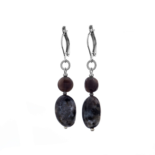 

LANZEROTTI Серьги Pianoforte, с яшмой, обсидианом и перламутром, Серьги Pianoforte, с яшмой, обсидианом и перламутром