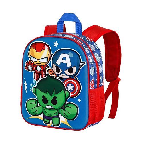 

KARACTERMANIA Маленький 3D-рюкзак Marvel The Avengers Mini Heroes, Маленький 3D-рюкзак Marvel The Avengers Mini Heroes