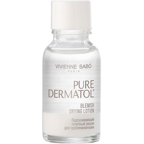 Лосьон для лица VIVIENNE SABO Подсушивающий точечный лосьон для проблемной кожи Pure Dermatol' Blemish Drying Lotion