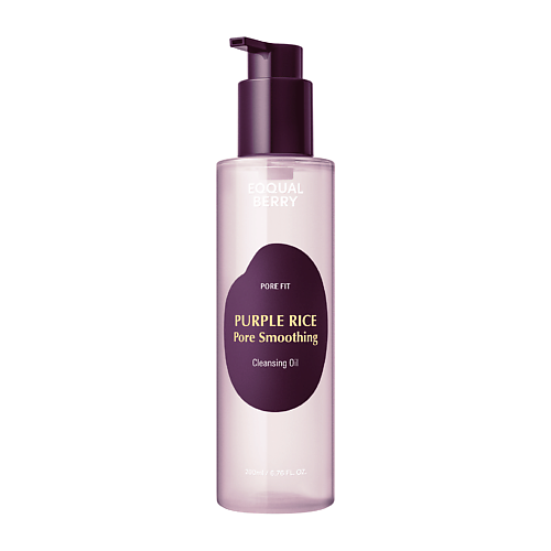 

EQQUALBERRY Гидрофильное масло PURPLE RICE PORE SMOOTHING CLEANSING OIL 200, Гидрофильное масло PURPLE RICE PORE SMOOTHING CLEANSING OIL