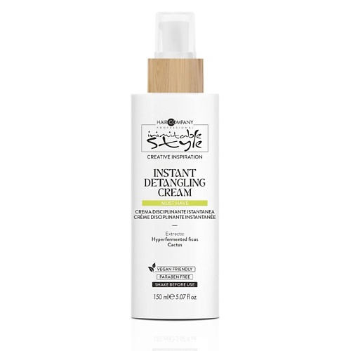 Крем для ухода за волосами HAIR COMPANY Распутывающий крем для волос Instant Detangling Cream INIMITABLE STYLE