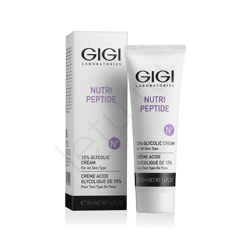 

GIGI 10% гликолевый крем для всех типов кожи Nutri Peptide 50, 10% гликолевый крем для всех типов кожи Nutri Peptide