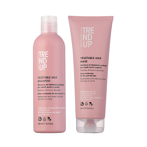 

TREND UP Комплект шампунь и маска с растительным молочком, Комплект шампунь и маска с растительным молочком