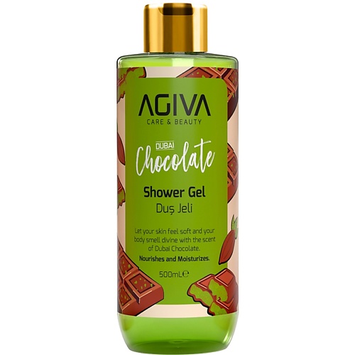 

AGIVA BEAUTY Гель для душа Дубайский шоколад Shower Gel Dubai Chocolate 500, Гель для душа Дубайский шоколад Shower Gel Dubai Chocolate