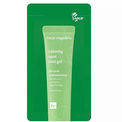 

FACE REPUBLIC Гель для лица против несовершенств точечного применения Calming Spot Oint Gel 2, Гель для лица против несовершенств точечного применения Calming Spot Oint Gel
