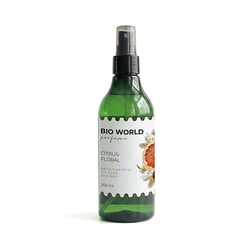 

BIOWORLD Мист для тела и волос парфюмированный "CITRUS-FLORAL" Perfume 250, Мист для тела и волос парфюмированный "CITRUS-FLORAL" Perfume