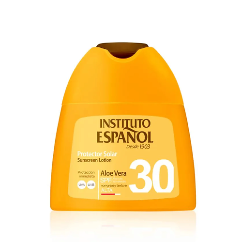 

INSTITUTO ESPANOL Солнцезащитный влагостойкий легкий лосьон с Алоэ Вера SPF30 100, Солнцезащитный влагостойкий легкий лосьон с Алоэ Вера SPF30
