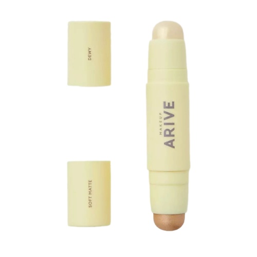 Хайлайтер для лица ARIVE MAKEUP Двойной стик-хайлайтер Duo Highlighter Stick Soft Matte & Dewy